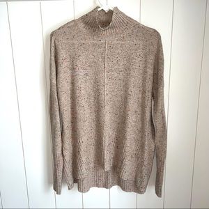Braeve high low knit turtleneck sweater